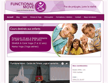 Tablet Screenshot of functionalmove.be